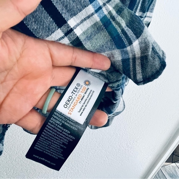 Jack’s size L plaid long sleeve button down shirt - Picture 5 of 6